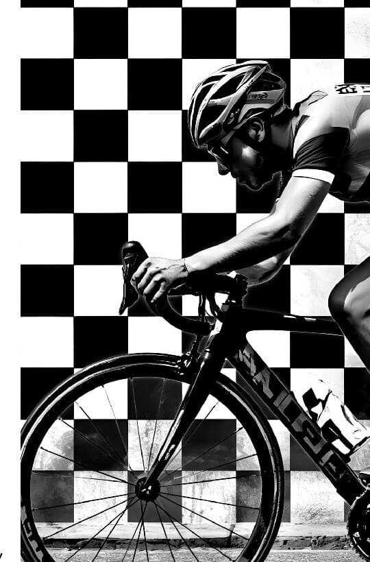 Cyclist representing the Athletic Series